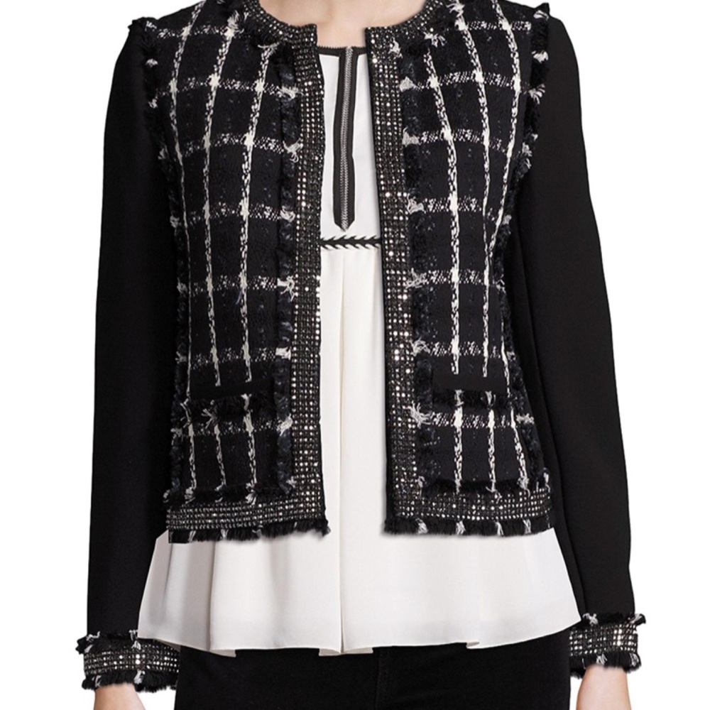 Tory Burch Tweed Marisol Holiday Jacket